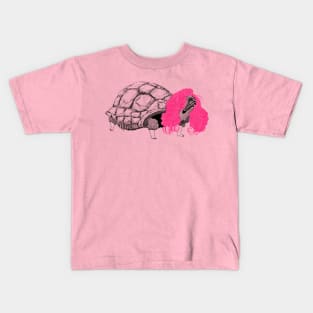 Tortoise and his Hair Kids T-Shirt